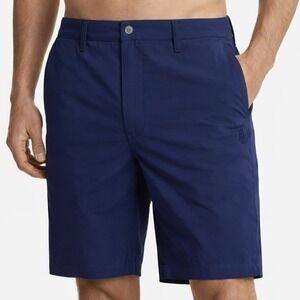 POLO RALPH LAUREN Mens Navy Swim Trunks Chino Style Quick Dry Size 30